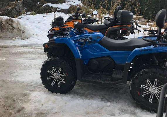 Sinaia ATV - Rezerva la pret de 200 RON/ora/ATV